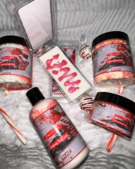 Signature Collection Shimmering Peppermint Bark Pamper Kit